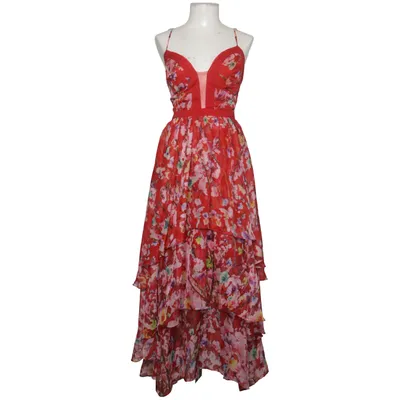 Maxi jurk (Rood, Meerkleurig) van Studio 75 Polyester