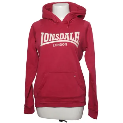 Huvtröja (Rosa) från Lonsdale Bomull, Polyester