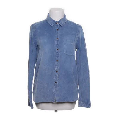 Denim blouse (Blauw) van Mango Jeans Katoen