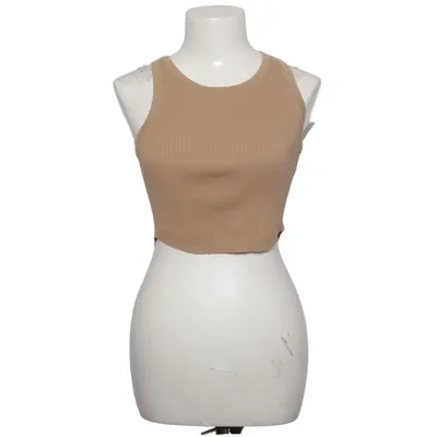 Tank Top (Beige) from Zara Polyamide, Viscose