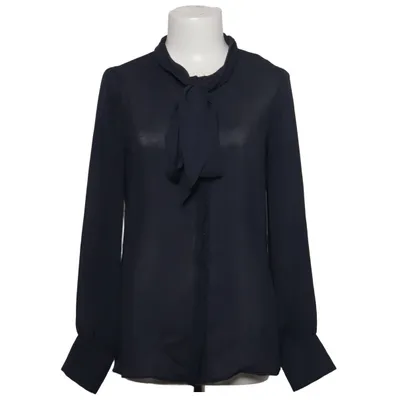 Knytblus (Svart) från She Polyester