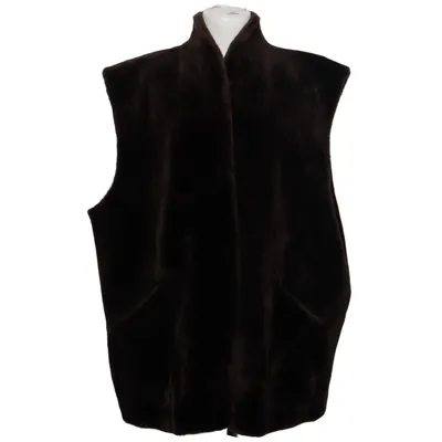 Ytterväst (Brun) från Plus Plus Akryl, Polyester