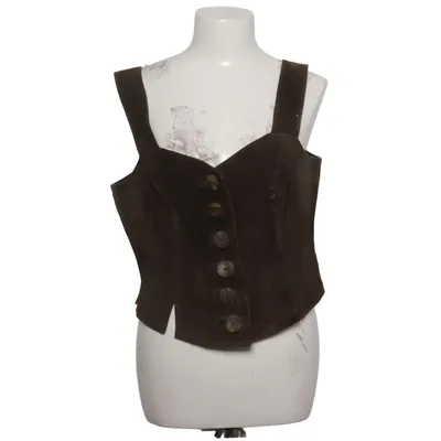 Gilet (Bruin) van Alphorn Katoen, Leer