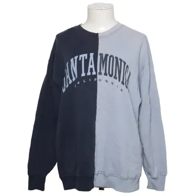 Collegetröja (Grå, Svart) från Hollister Bomull, Polyester