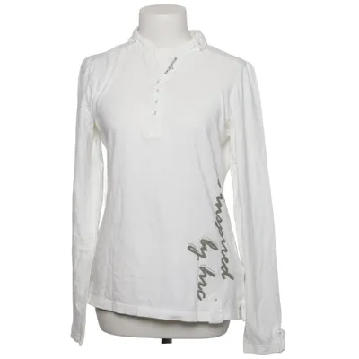 Långärmad t-shirt (Vit) från HRC Bomull, Elastan