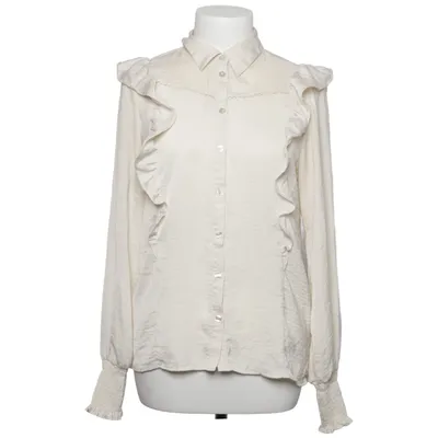Bluse (COTW/01 SATIN RUFFLE BLOUSE) fra Cotton Club Polyester