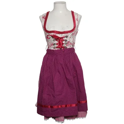 Dirndl (Purple, White, Red) from Marjo Cotton, Polyester