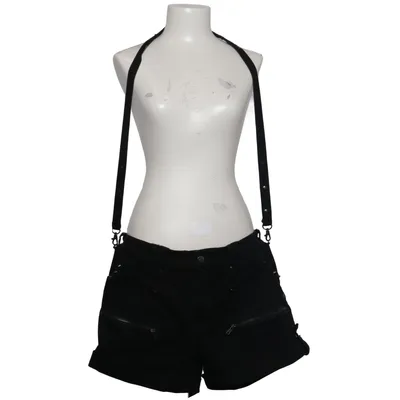 Dungaree shorts (Black) from Black Premium by EMP