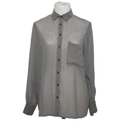 Blouse (Zwart, Wit) van Zara Basic