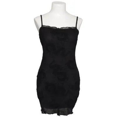 Kjole (Sort, Grå) fra Divided by H&M Elastan, Polyester