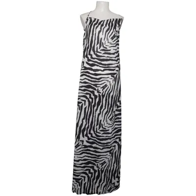 Maxikjole (Sort, Hvid) Elastan, Polyester