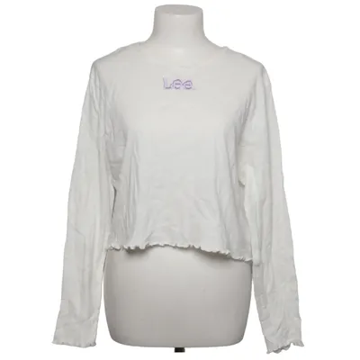 Langarmshirt (Weiß) von Lee x H&M Baumwolle