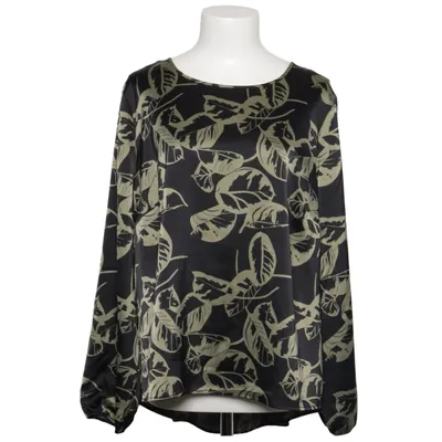 Blouse (Black, Green) from Creation L Elastane, Polyester