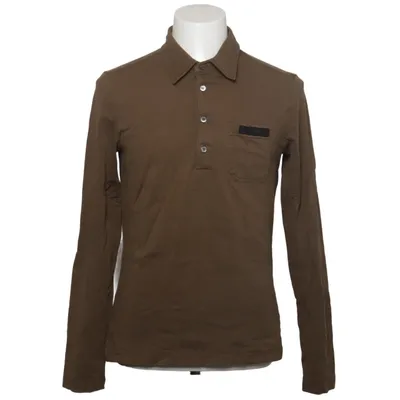 Henley shirt (Bruin) van Prada