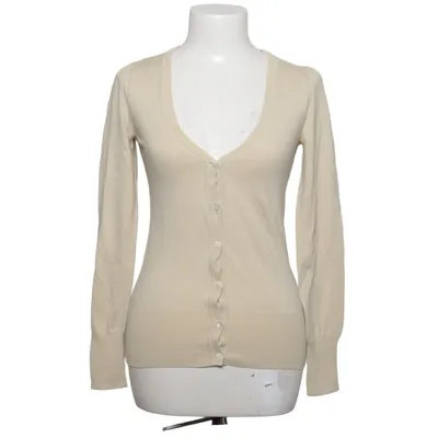Cardigan (Beige) from Talking French Cotton, Elastane, Silk