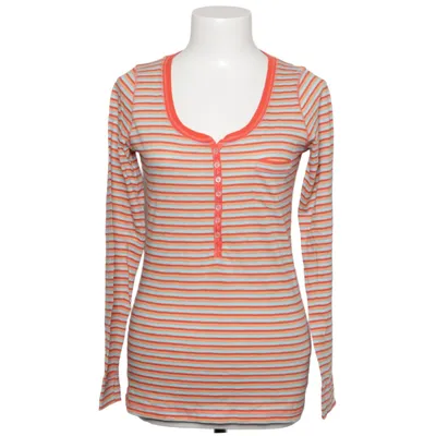 Henley shirt (Orange, Blue, White) from Marie Lund Cotton
