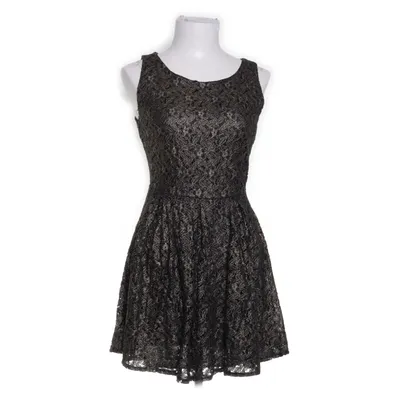 Robe de cocktail (Noir, Or) de Mela London Élasthane, Polyester