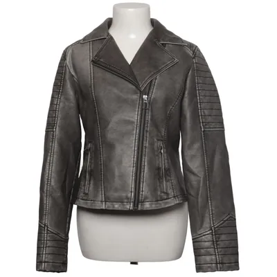 Bikerjacka (Grå) från 17&co. Polyester, Polyuretan
