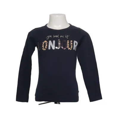 Long sleeve T-shirt (Blue) from Dirkje Cotton