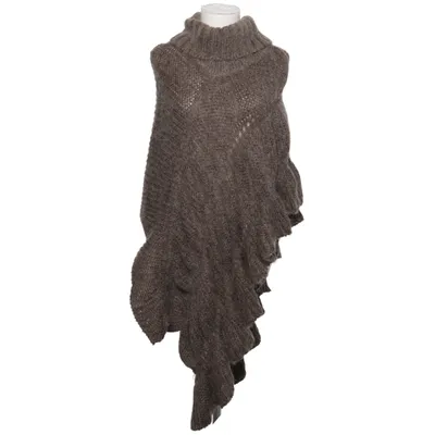 Poncho (Grå) från Siste’s Akryl, Mohair, Ull