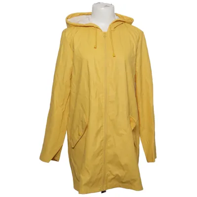 Regnfrakke (Gul) fra Jacqueline de Yong Polyester, Polyurethan