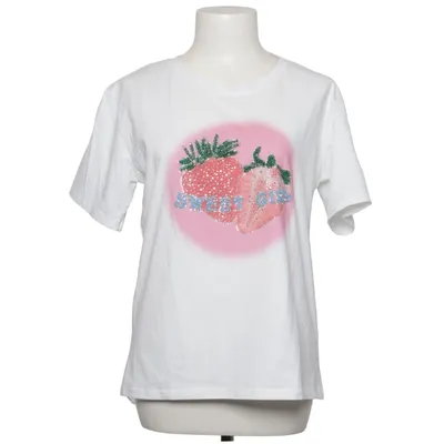 T-shirt (Blanc) de Classic Fashion Collection Coton, Élasthane