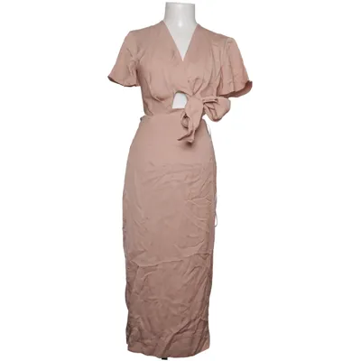 Wrap dress (Beige) from Reiss Linen, Viscose