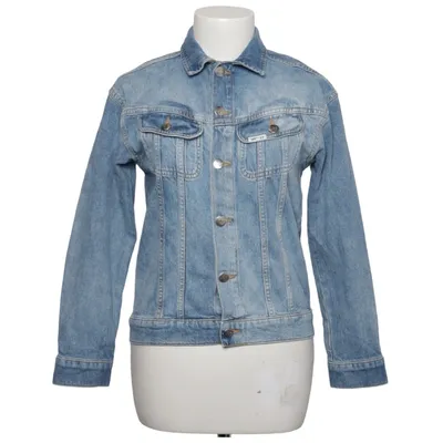 Denimjakke (Blå) fra Lee x H&M Bomuld, Elastan