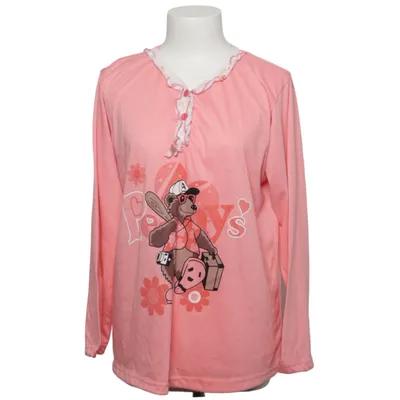 Henley T-shirt (Pink, Flerfarvet) fra S&Y