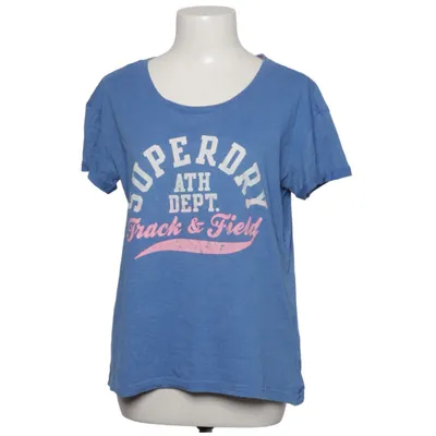 T-shirt (Blå) fra Superdry Track & Field Bomuld, Polyester