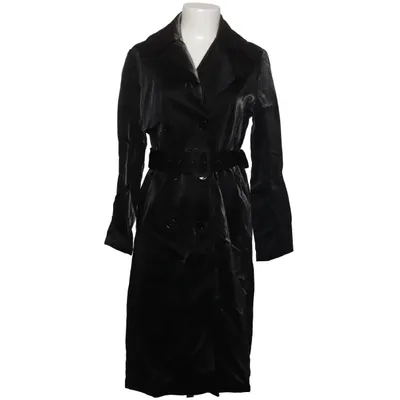 Trench-coat (Noir) de Primadonna Collection Coton, Polyuréthane