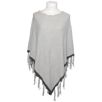 Poncho (Grå) fra Zwillingsherz Kashmir, Merinould, Polyamid, Viscose