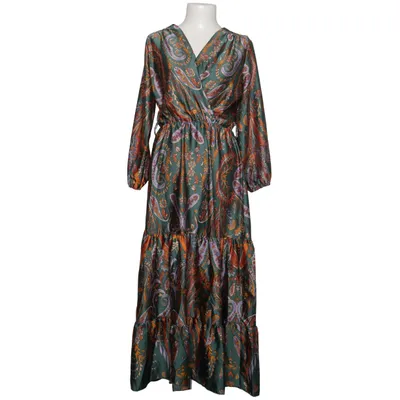 Klänning (Grön, Flerfärgad) från JS Millenium Polyester