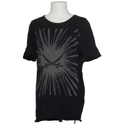 T-shirt (Zwart) van Sansibar Katoen