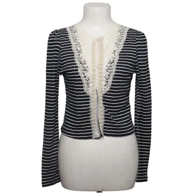 Cardigan (Bleu, Blanc) de Yumi Coton