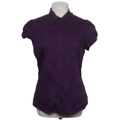 Short sleeve shirt (Purple) from Miss H. Cotton, Elastane