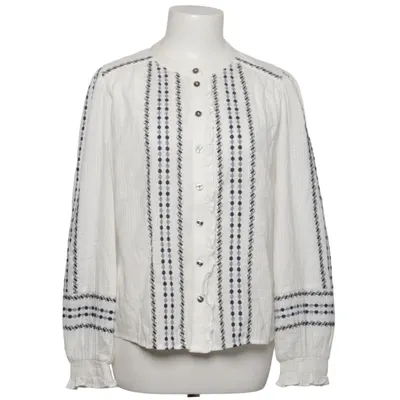 Bluse (Hvid, Blå) fra White Stuff Økologisk bomuld, Polyester