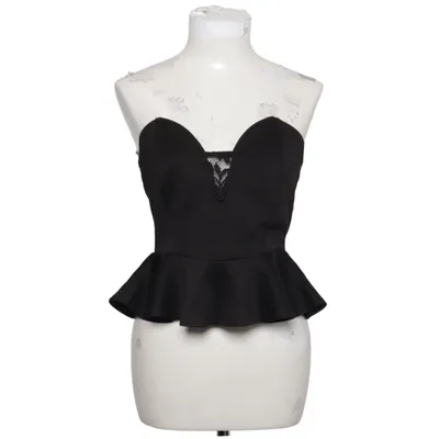 Peplumtopp (Svart) från Boohoo Elastan, Polyester