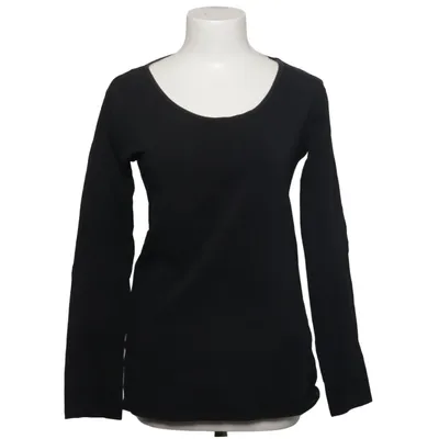 Langærmet t-shirt (Sort) fra Jobeline Bomuld, Elastan