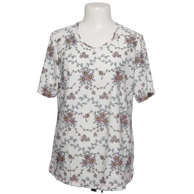 T-shirt (Hvid, Flerfarvet) fra Lady Fashion Bomuld, Elastan, Polyamid