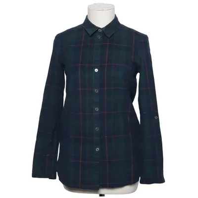 Flanellen overhemd (Blauw, Groen, Meerkleurig) van ESPRIT Organic Katoen