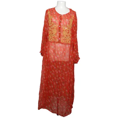 Klänning (Röd, Flerfärgad) från Zara Woman