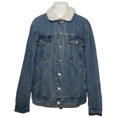 Foret Jeansjakke (Blå, Hvid) fra Denim Co Bomuld, Polyester