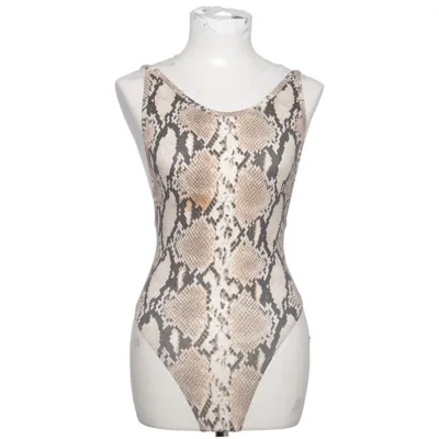 Body (Beige, Sort, Flerfarvet) fra TNA Bomuld, Elastan