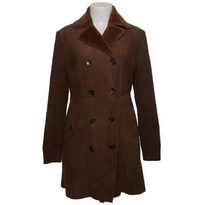 Shearlingjacka (Brun) från Usha Akryl, Polyester