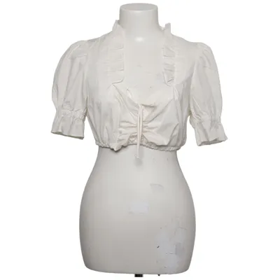 Dirndl blouse (Wit) van Country Line Katoen, Polyester