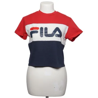 T-shirt (Rood, Wit, Blauw) van Fila Katoen