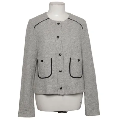 Jacket (Gray, White) from Etam Cotton, Polyester