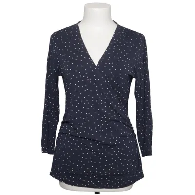 Omlottblus (Blå, Vit) från Boden Elastan, Viskos