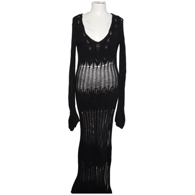 Kaftan (Svart) från Miss Selfridge Akryl, Bomull